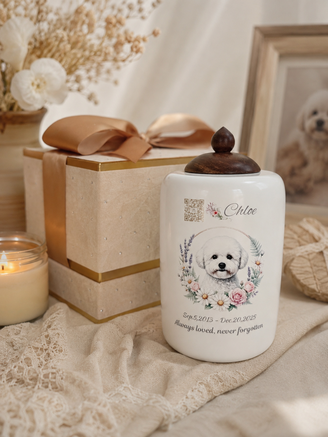 The Soul Keeper™ Watercolor Pet Urn