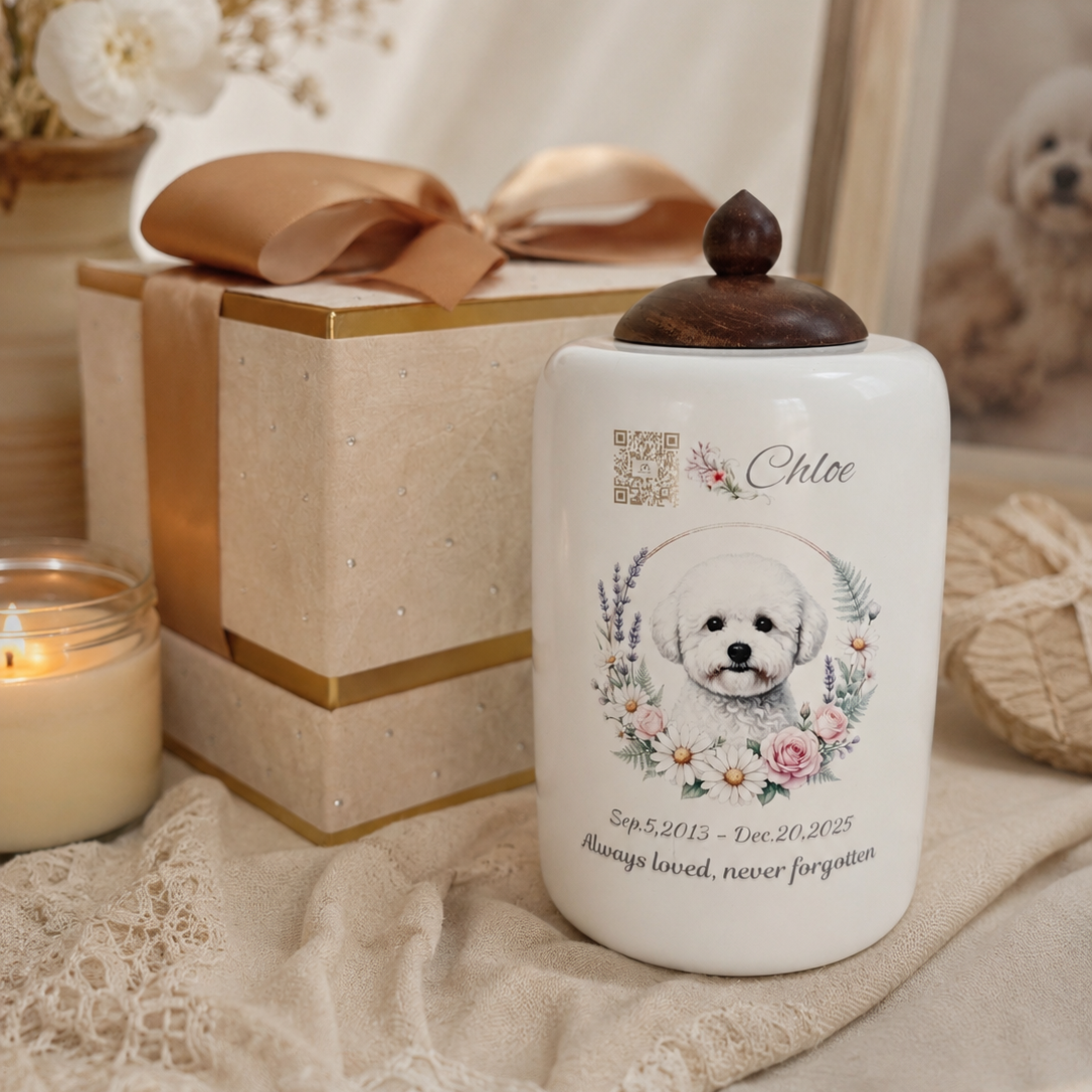 The Soul Keeper™ Watercolor Pet Urn