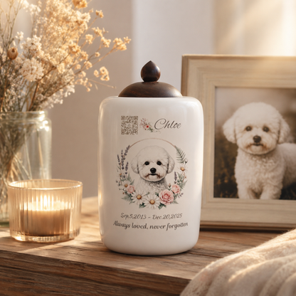 The Soul Keeper™ Watercolor Pet Urn