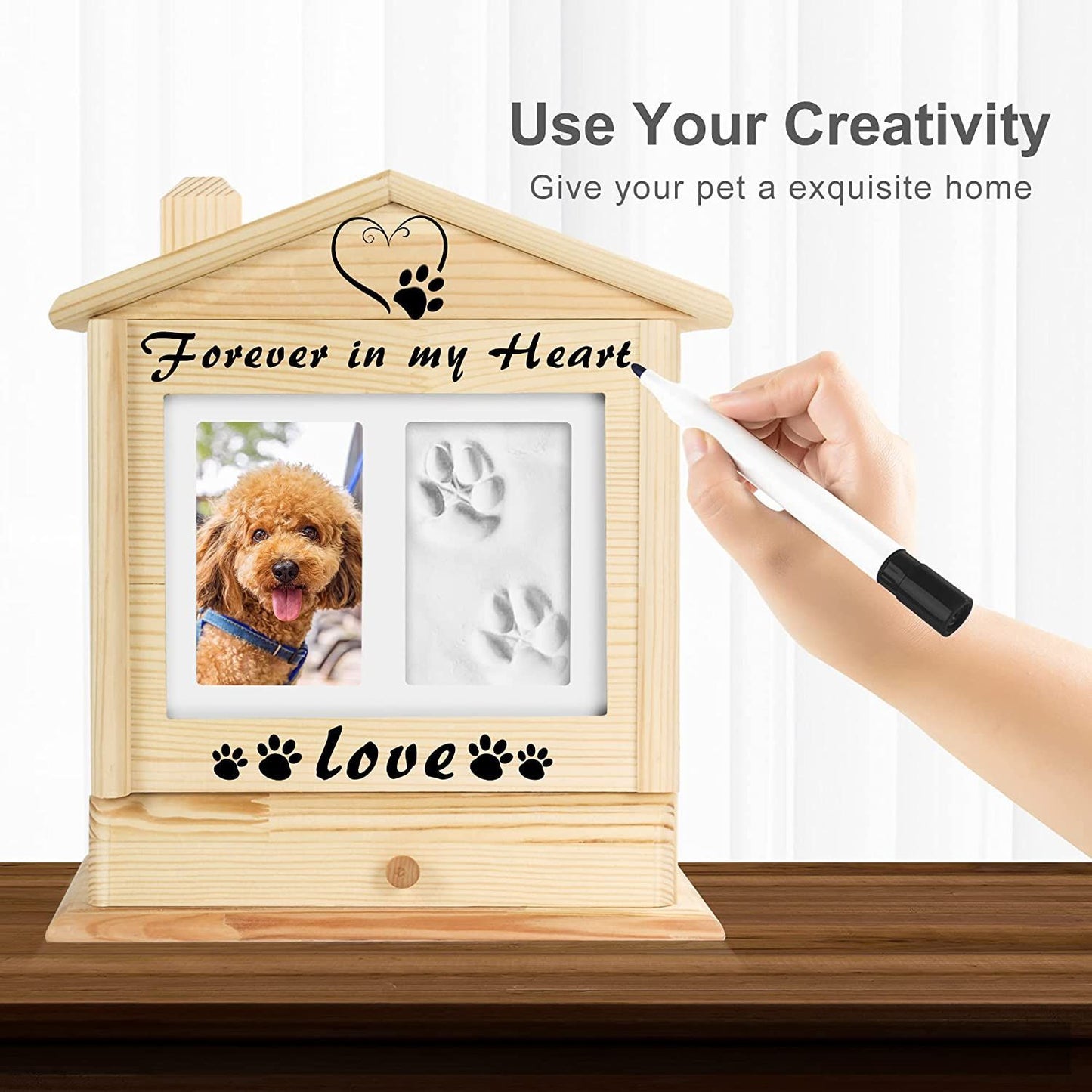 house-shaped-wooden-pet-memorial-urn-with-photo-frame-rainbow-haven