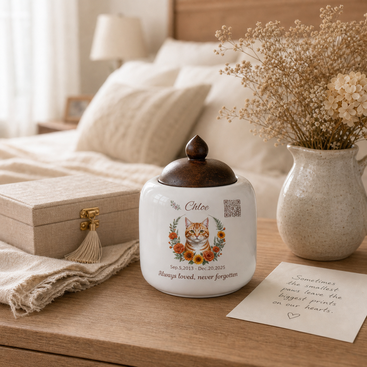 The Soul Keeper™ Watercolor Pet Urn