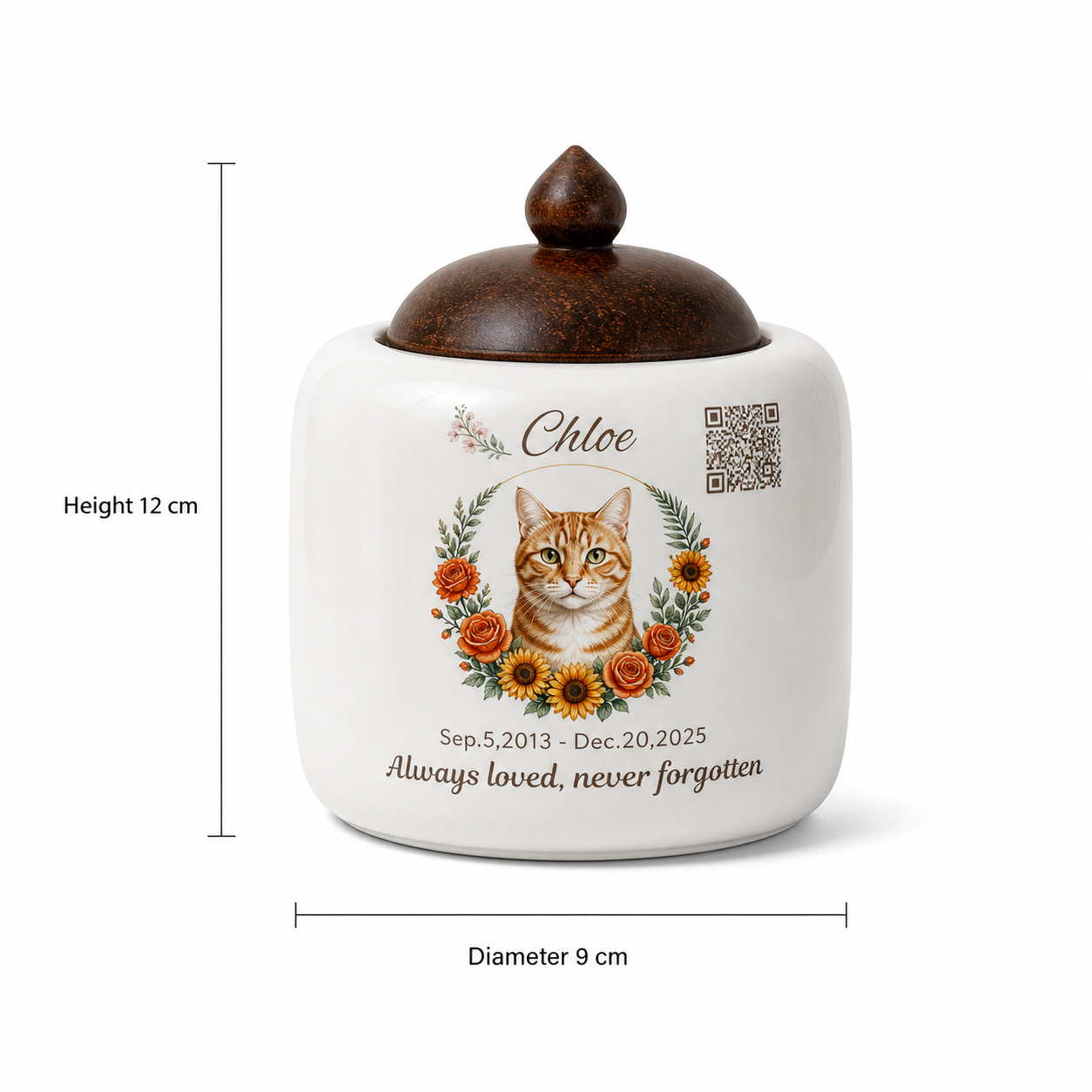 The Soul Keeper™ Watercolor Pet Urn